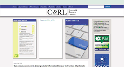 Desktop Screenshot of crl.acrl.org