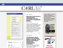 Tablet Screenshot of crl.acrl.org